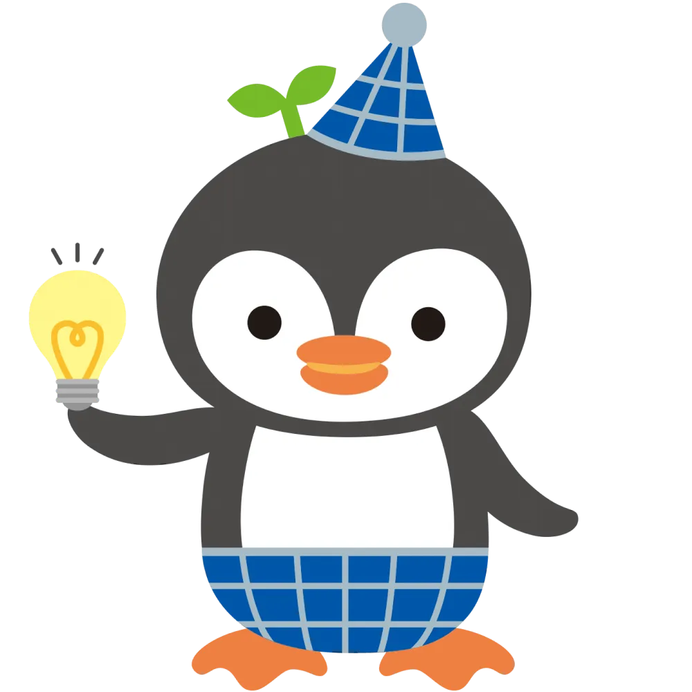 有水未来家キャラクター・子供ペンギン